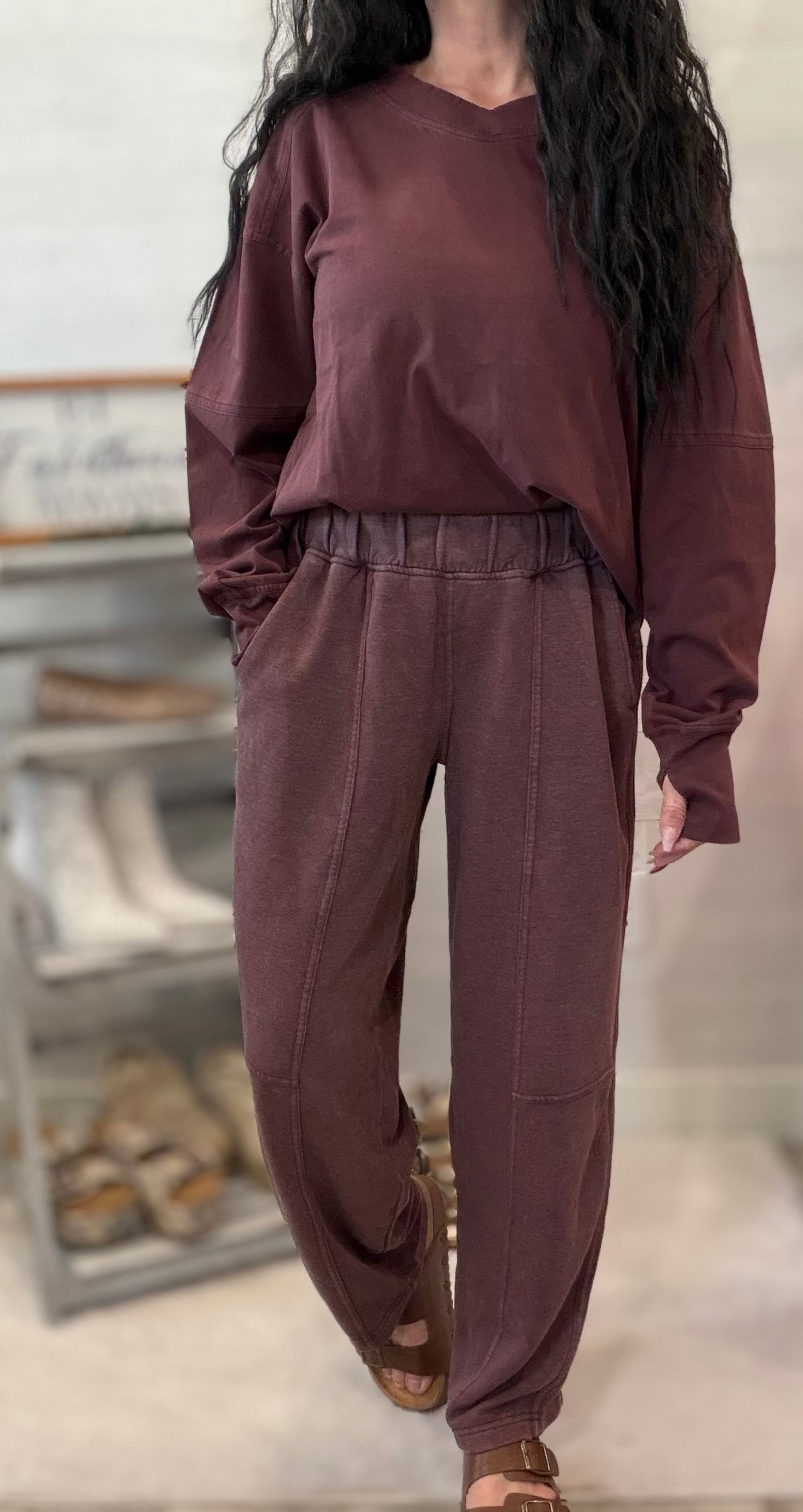 Cherry French Terry set