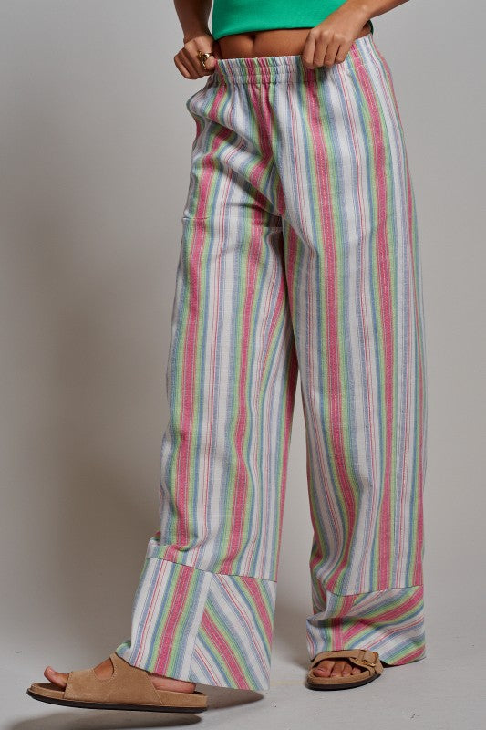 Sunset Striped Pants