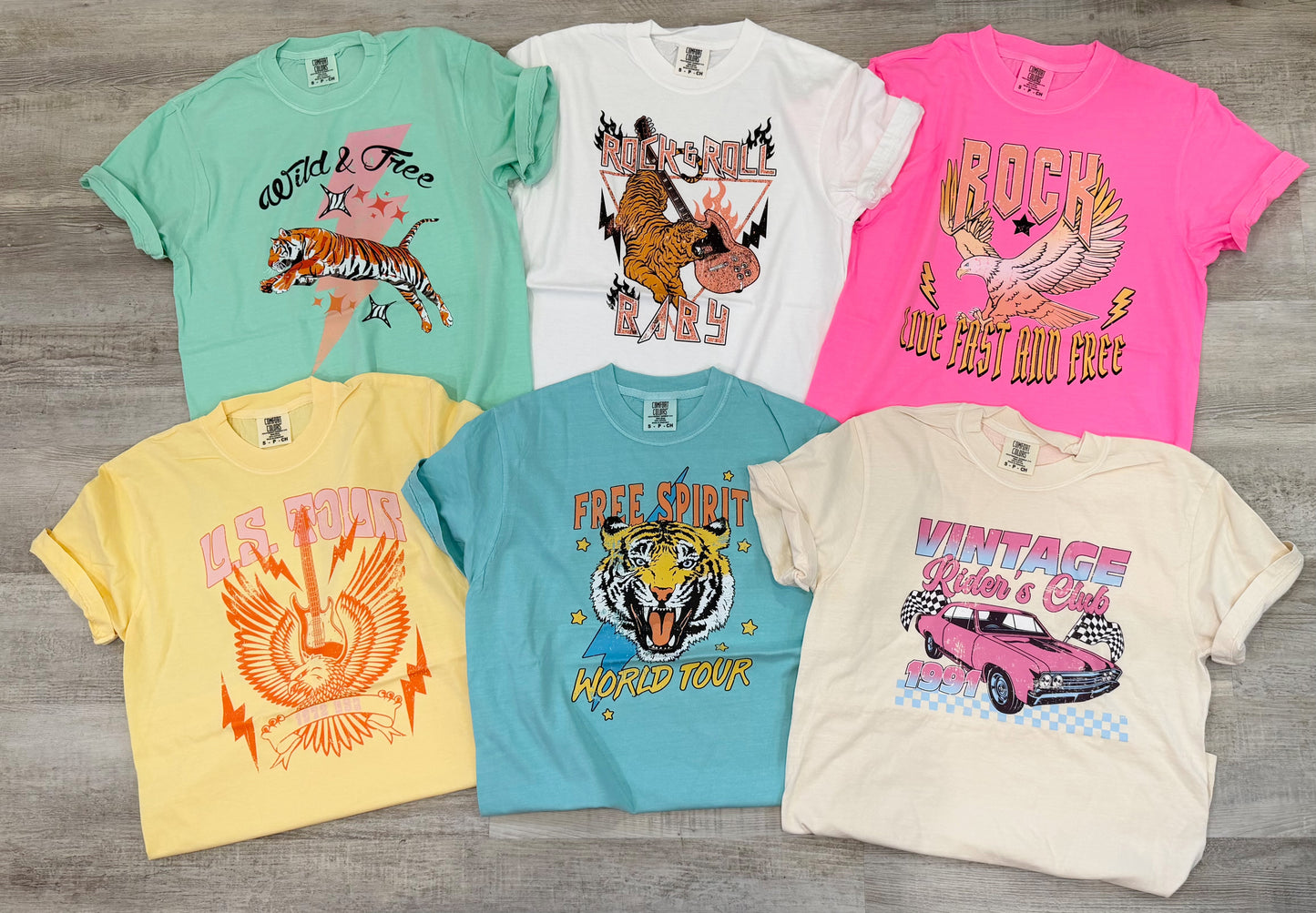 Comfort Colors Unisex Graphic Tees