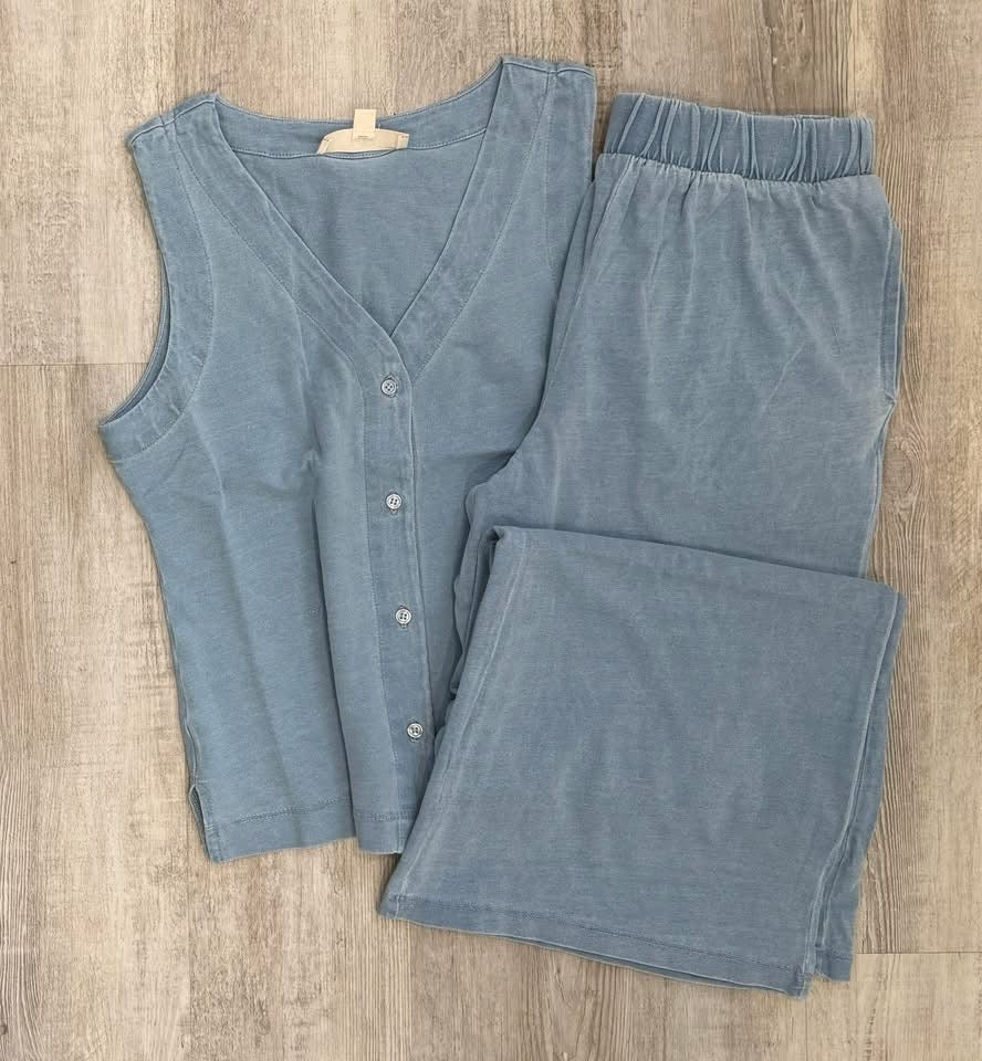 Vest Top and Wide Pant Set