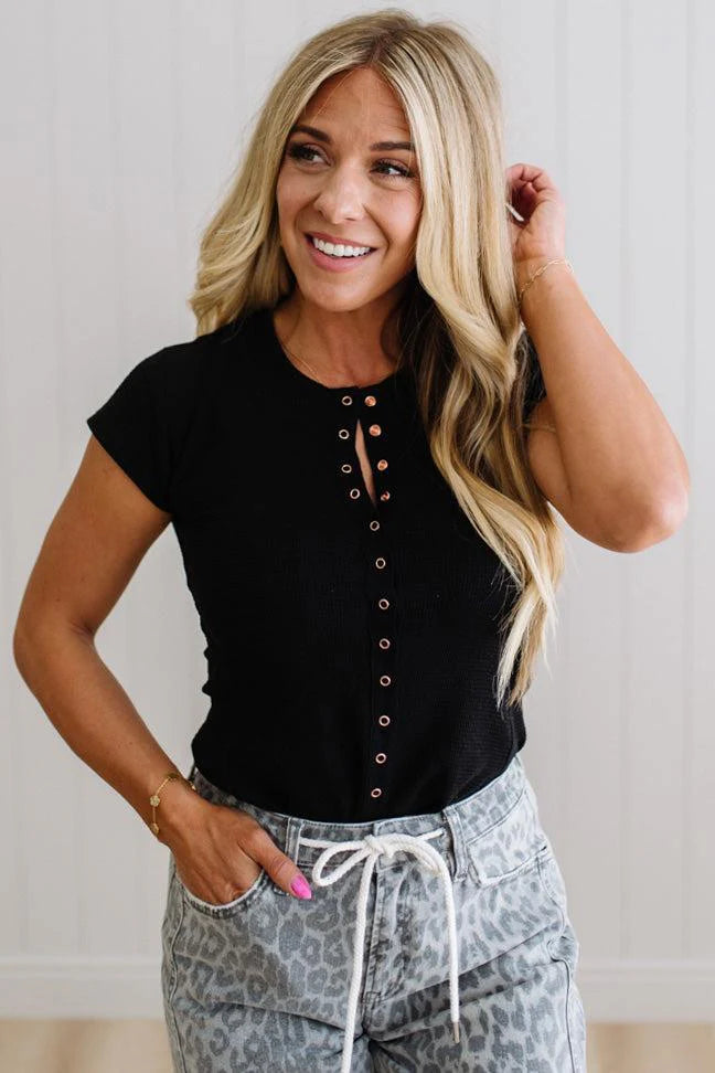 Full Snap Button Thermal Top