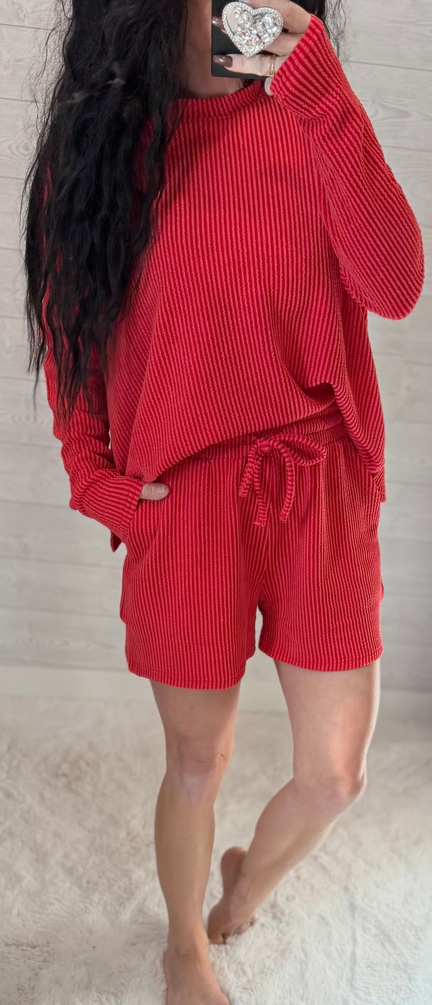 Ribbed Long Sleeve Sets