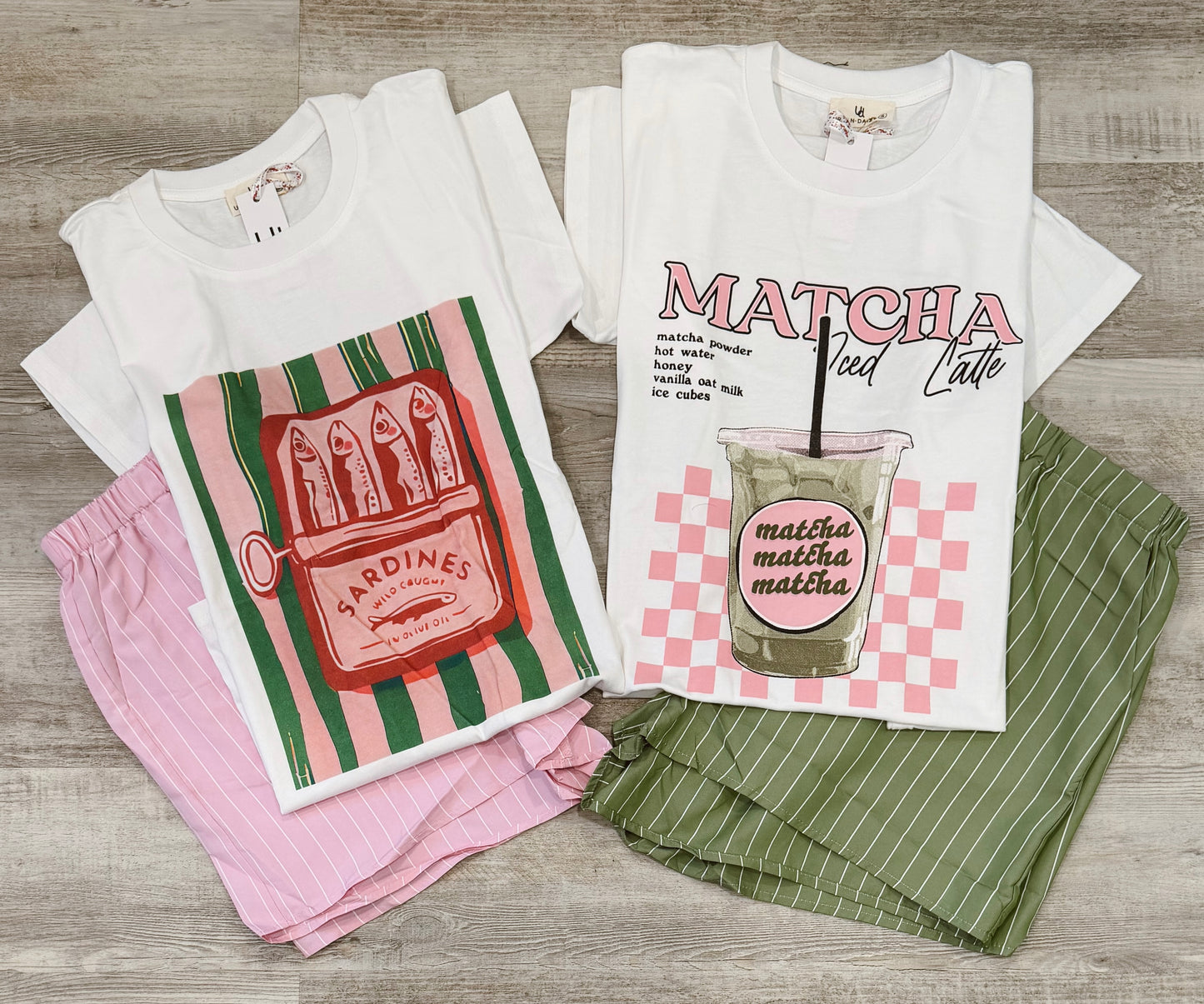 Tee and Shorts Lounge Sets