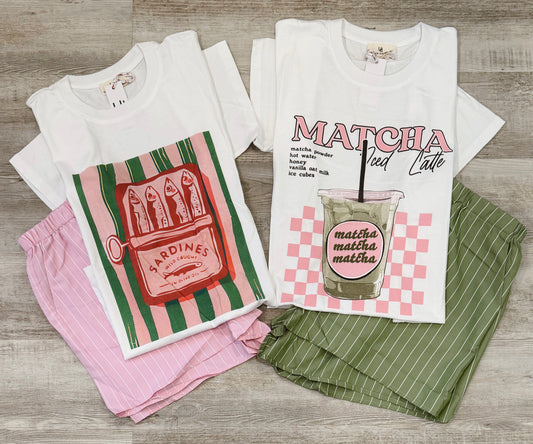 Tee and Shorts Lounge Sets