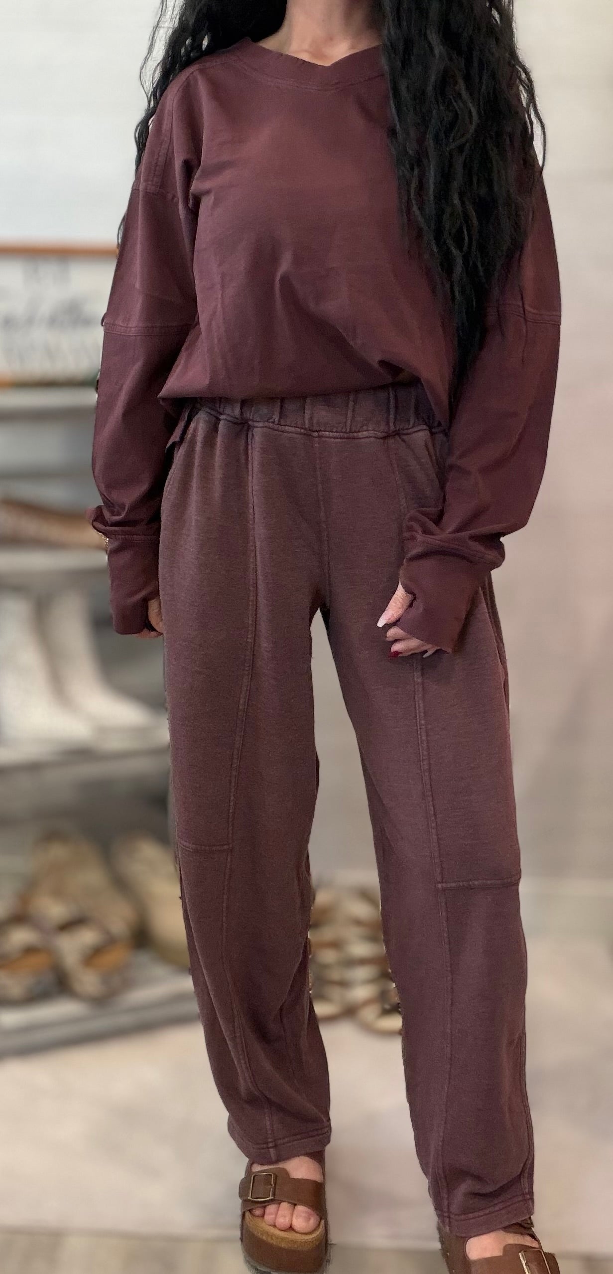 Cherry French Terry set