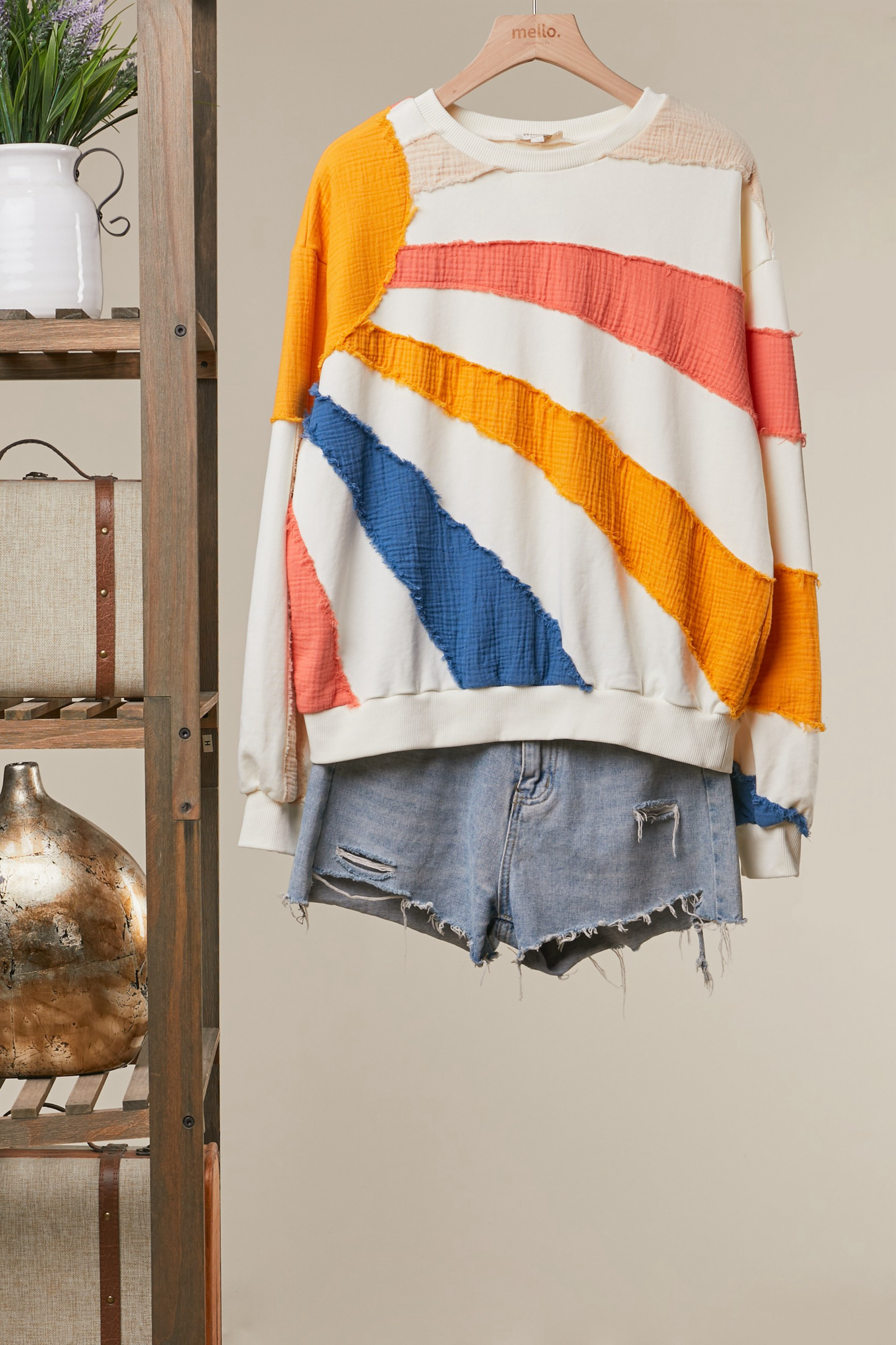 Sunshine Patch Pullover