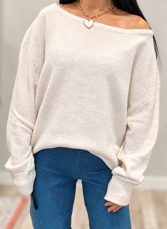 Wide Neck Sweater