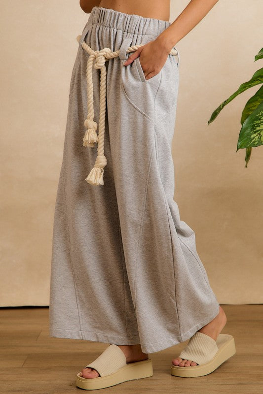 Rope Tie Barrel Sweatpants