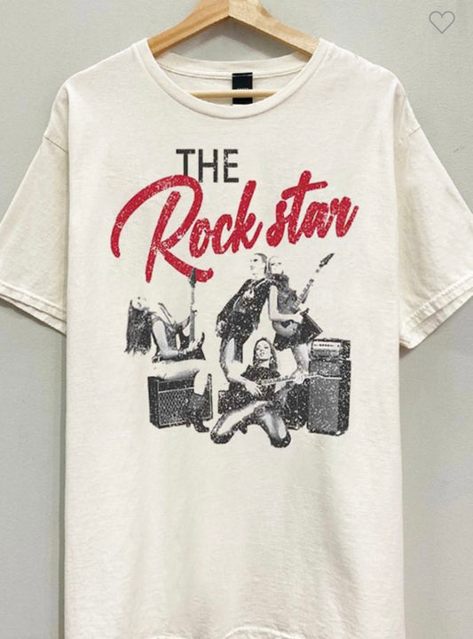The Rockstar Oversized Graphic Tee