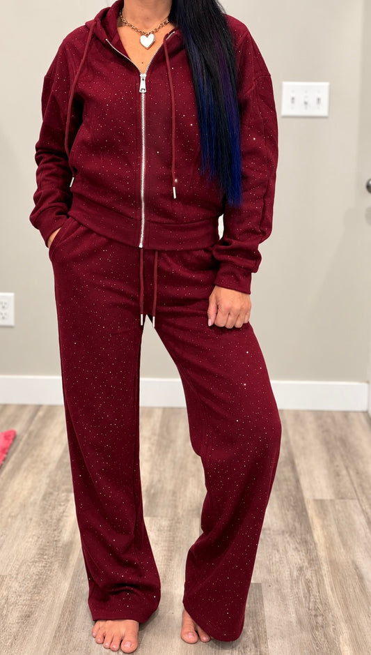 Sparkly Hoodie Set