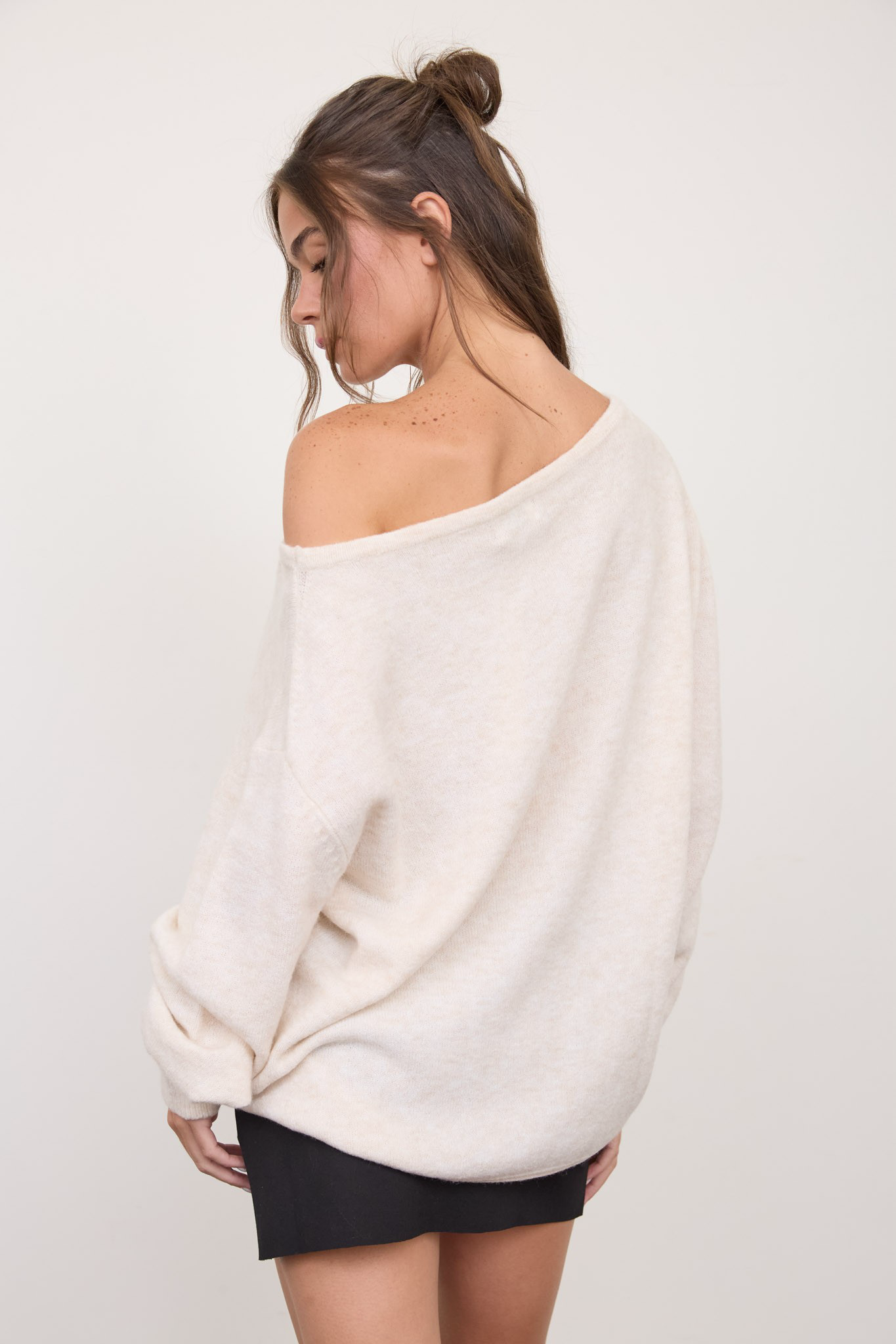 Wide Neck Sweater