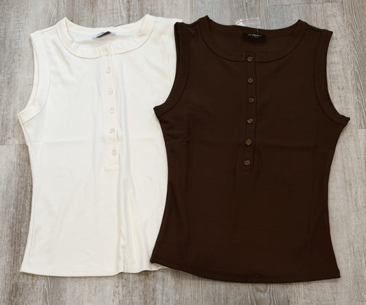 Henley Knit Tank Top
