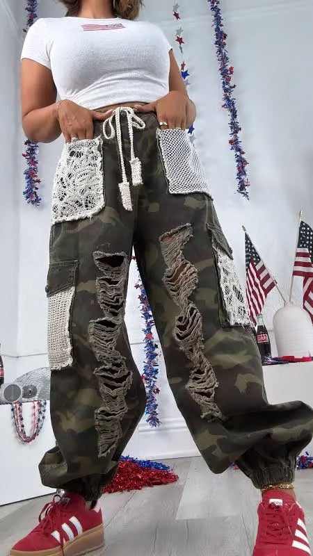 POL camo Joggers