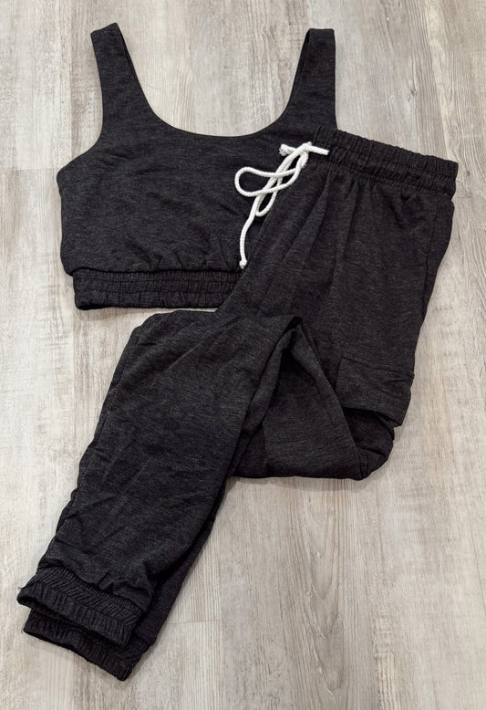 Crop Tank Joggers Set