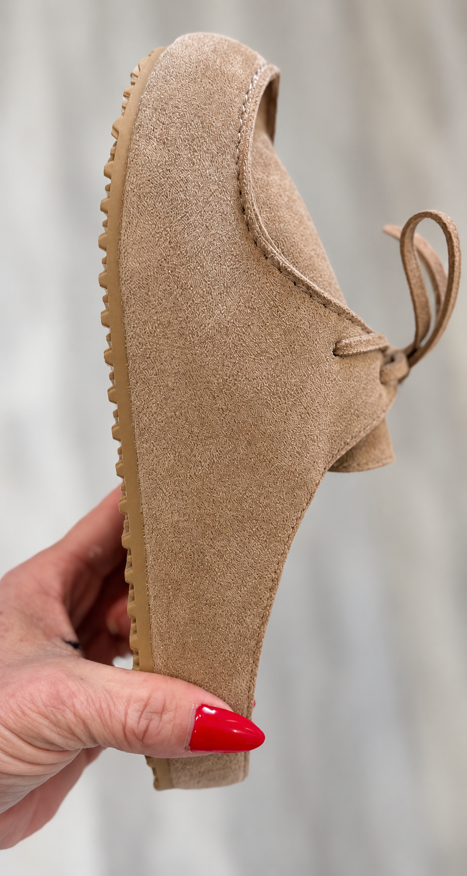 Suede Slip On Mule