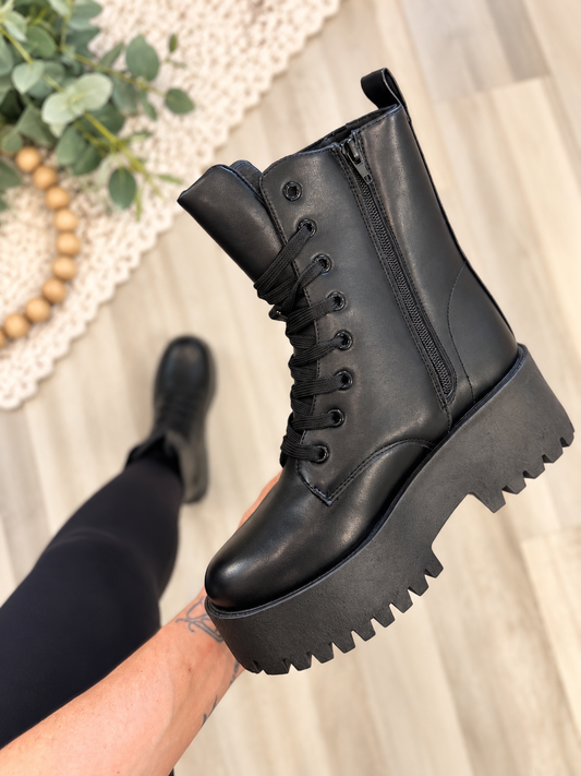 Lace up Combat Boots