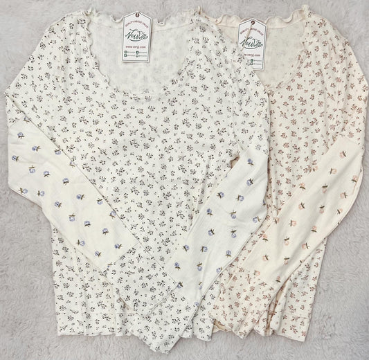 Floral Long Sleeve Top