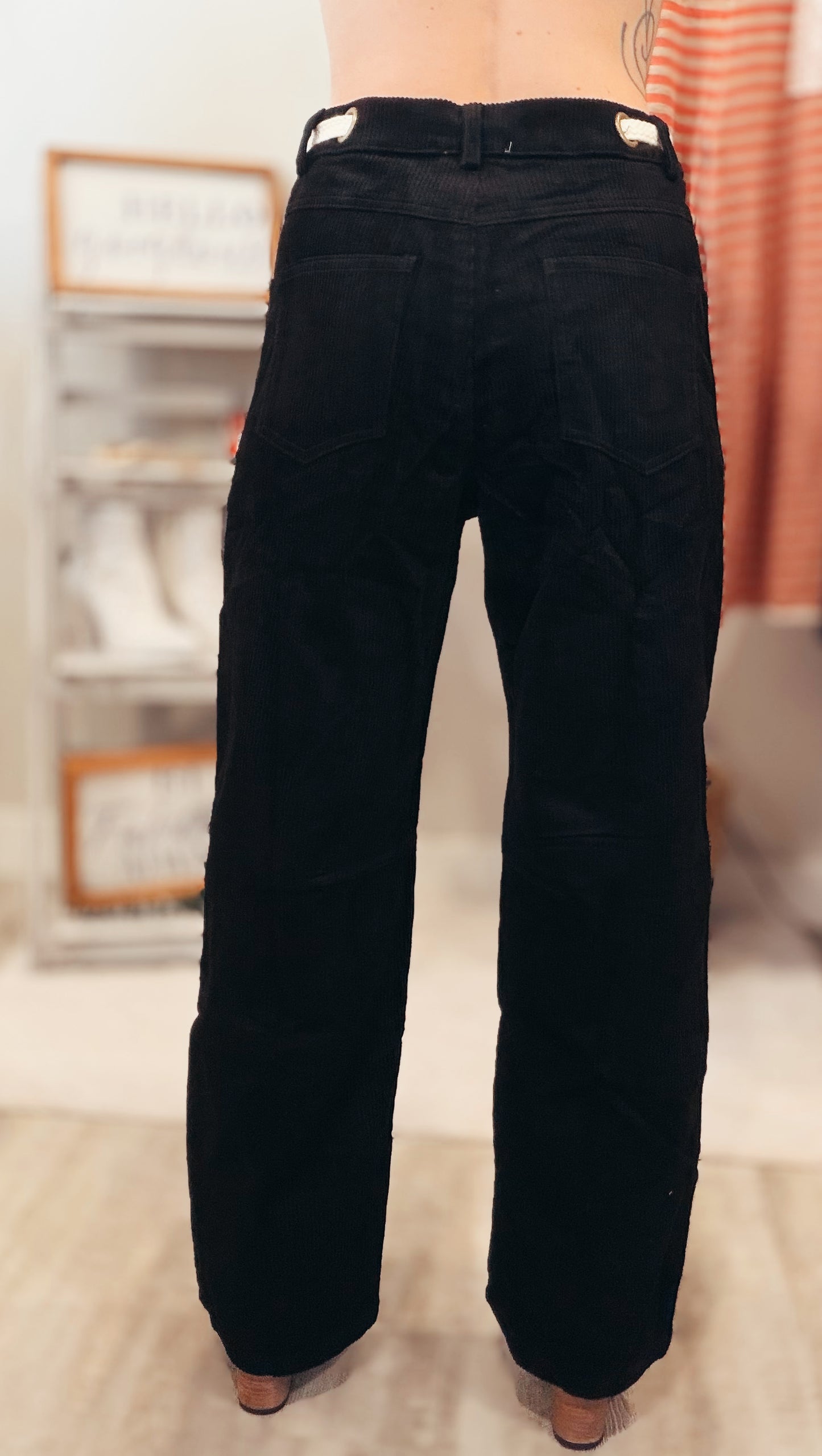 Corduroy Rope Tie Pants
