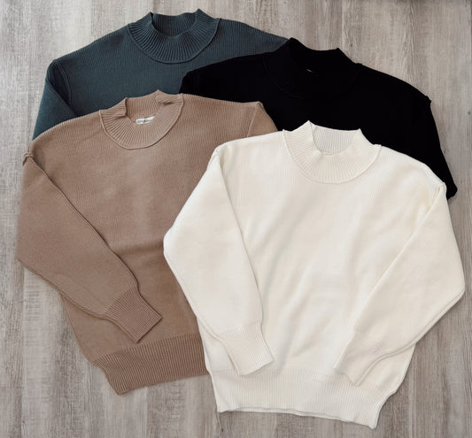 Mock Neck Sweaters