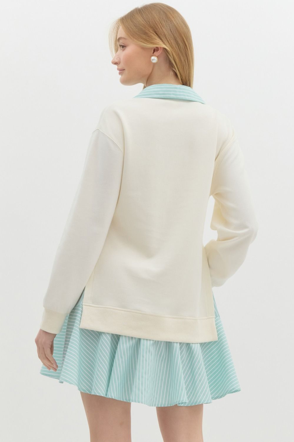 Layered Long Sleeve Dress