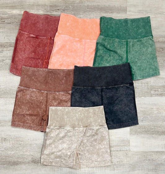 Seamless Washed Shorts