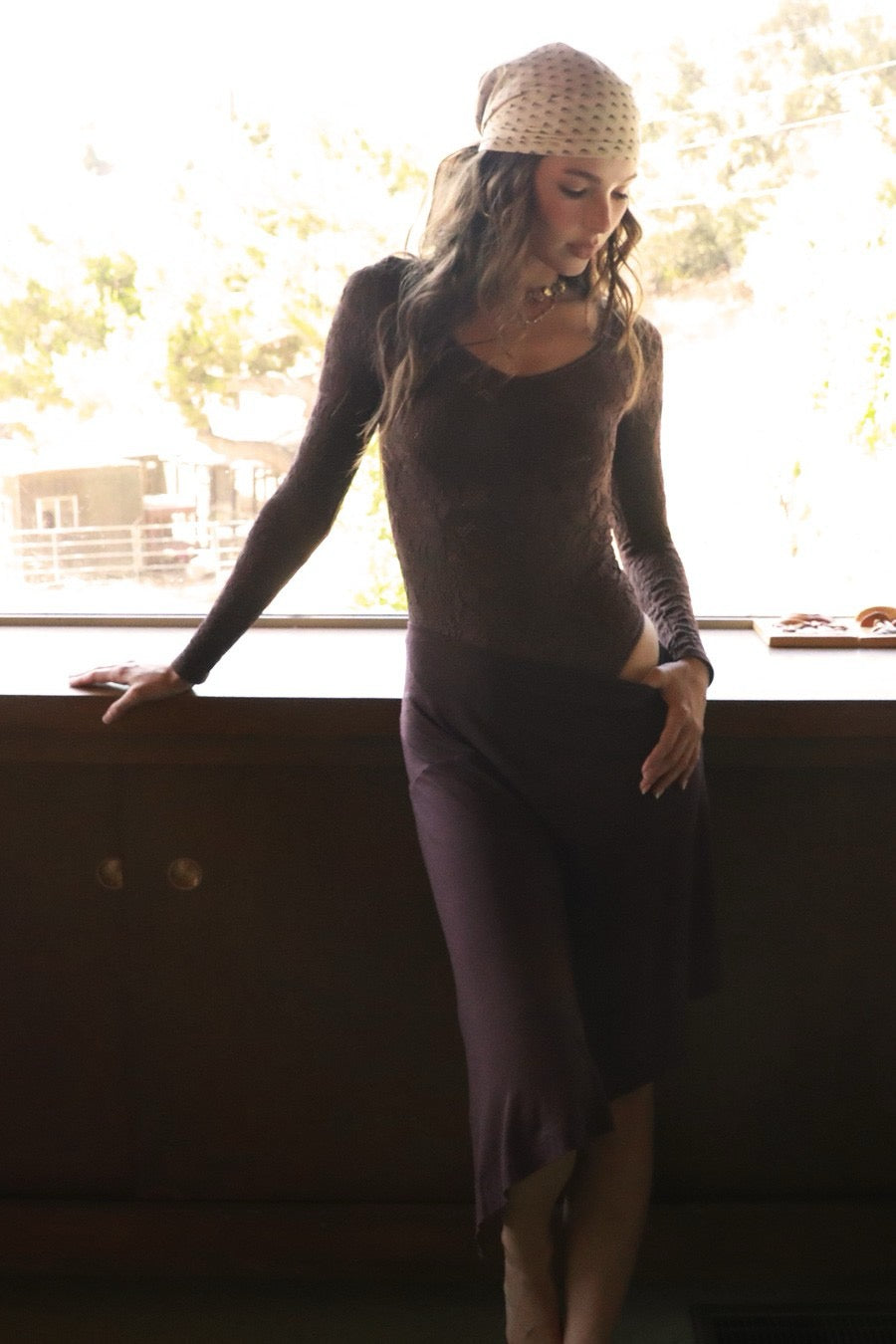 Lace Longsleeve Bodysuit