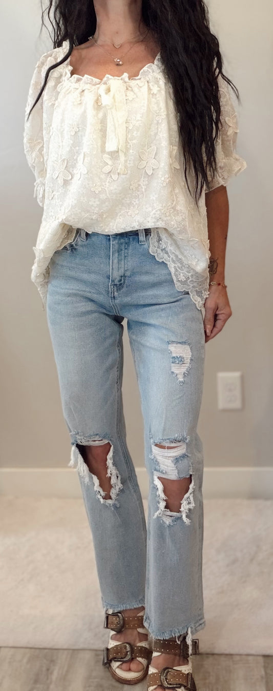 Vervet Distressed 90’s Denim