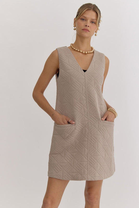 Quilted Pocket Dress