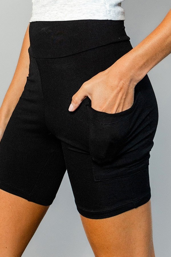 High Rise Bike Shorts