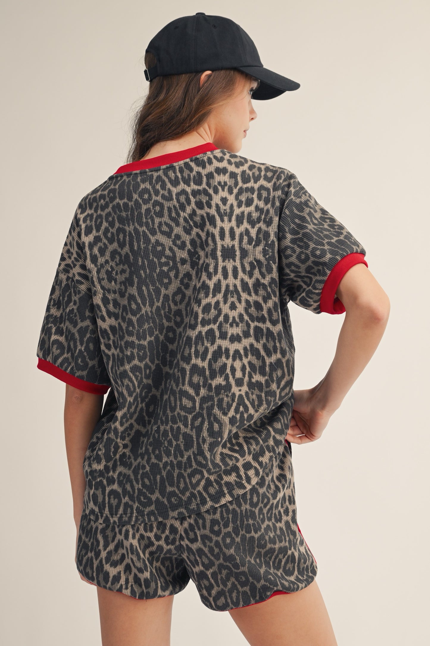 Leopard Muse Relaxed Fit Shorts Set