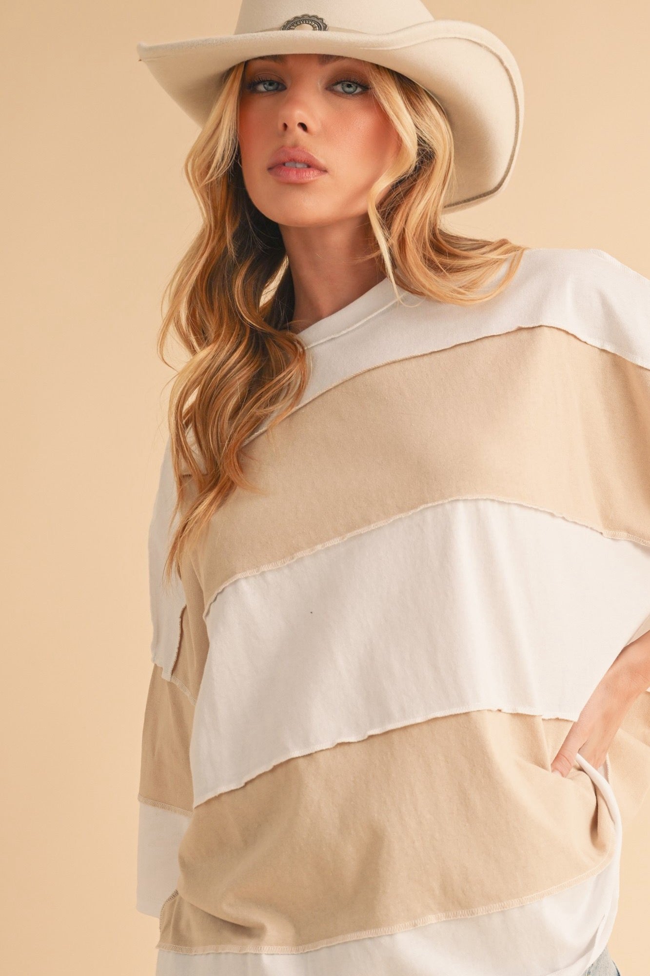 Stripe Long Sleeve Pullover Top