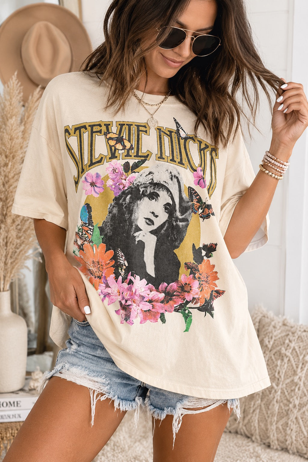 Stevie Floral Graphic Tee