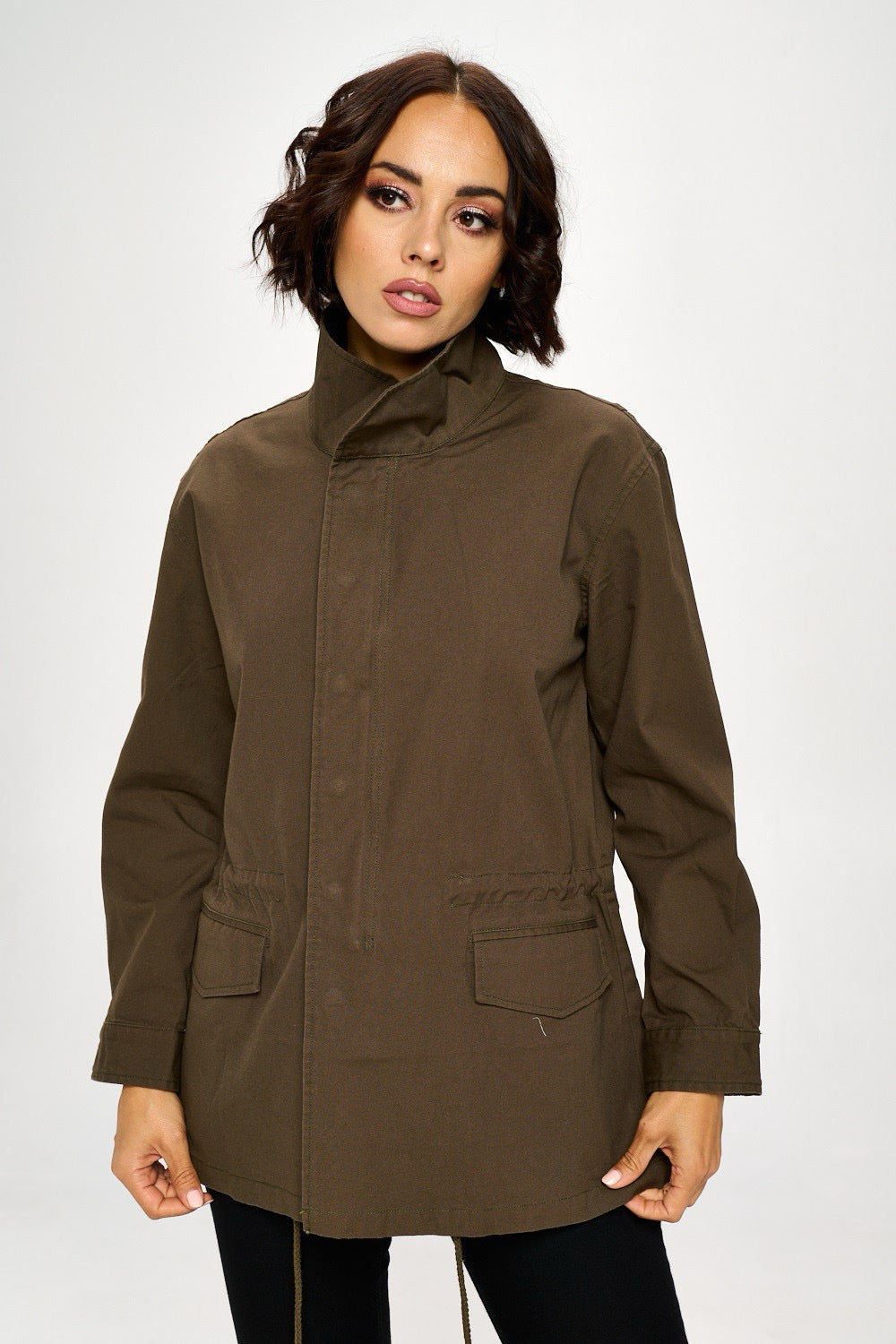 Zip Up Anorak Jacket