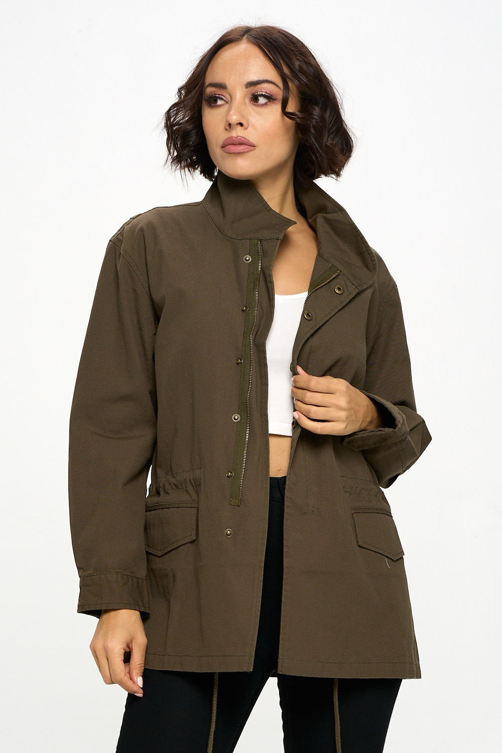 Zip Up Anorak Jacket