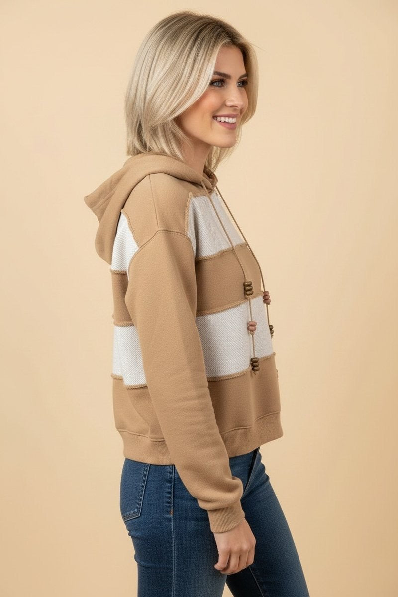 Camel ColorBlock Hoodie