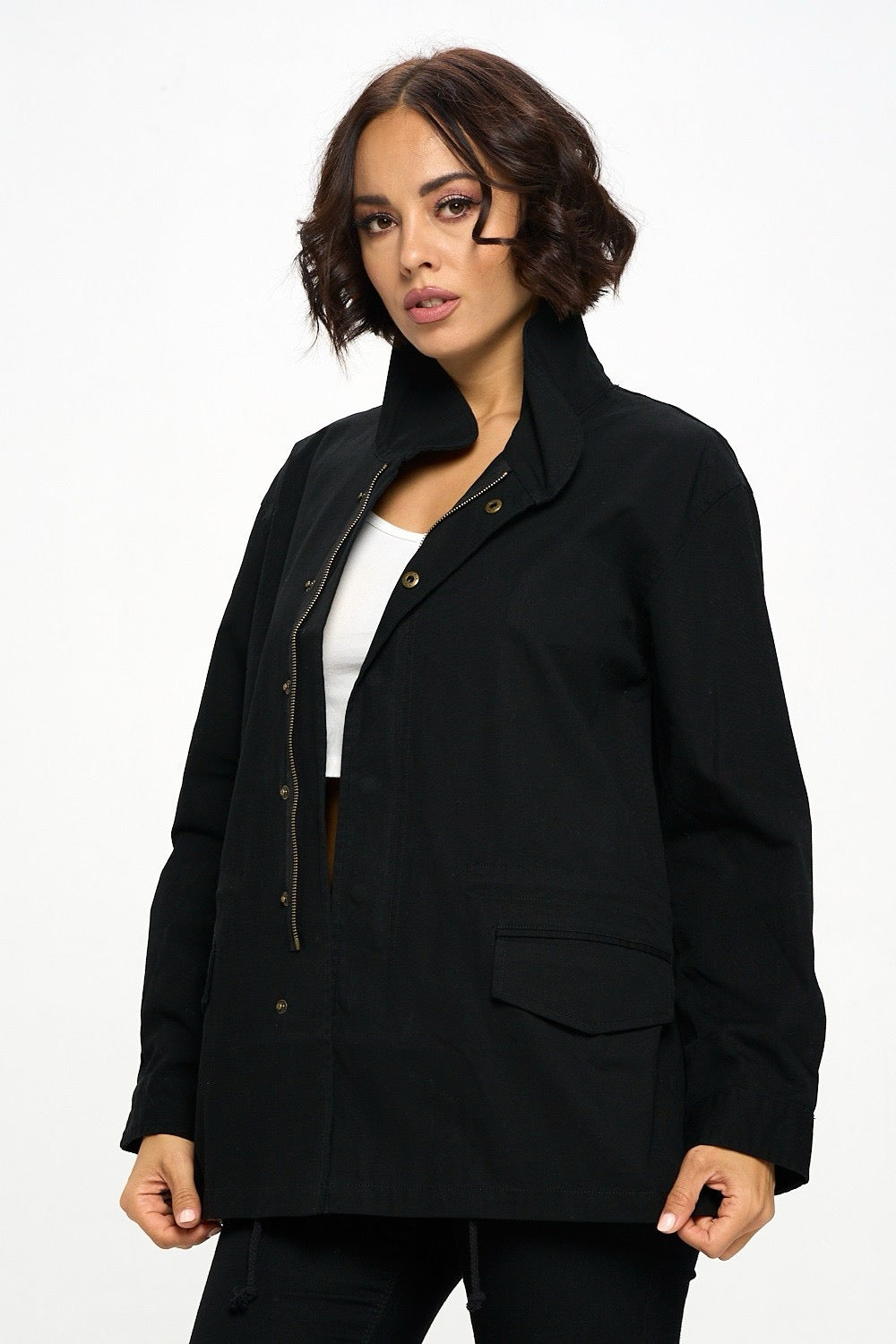 Zip Up Anorak Jacket