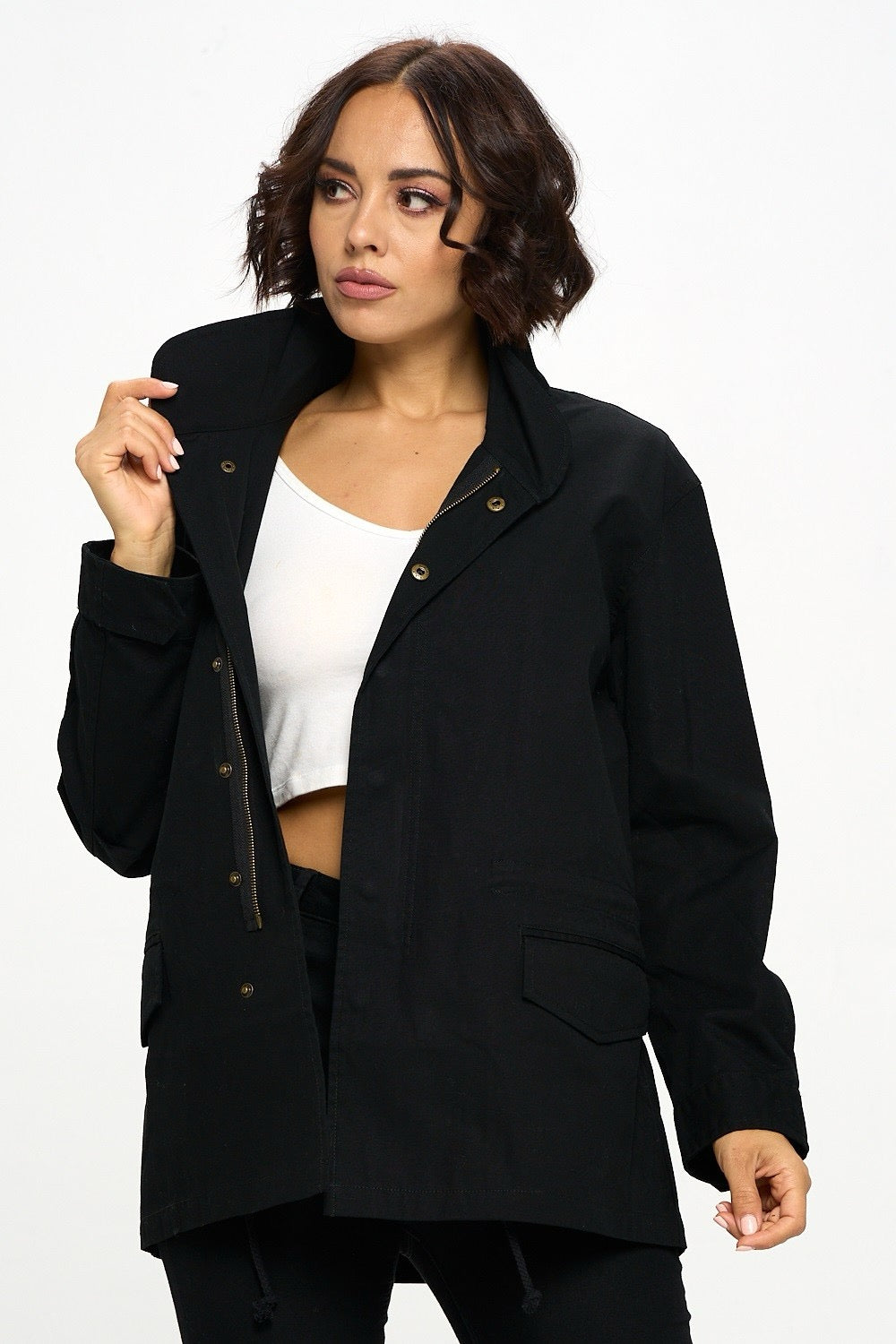 Zip Up Anorak Jacket