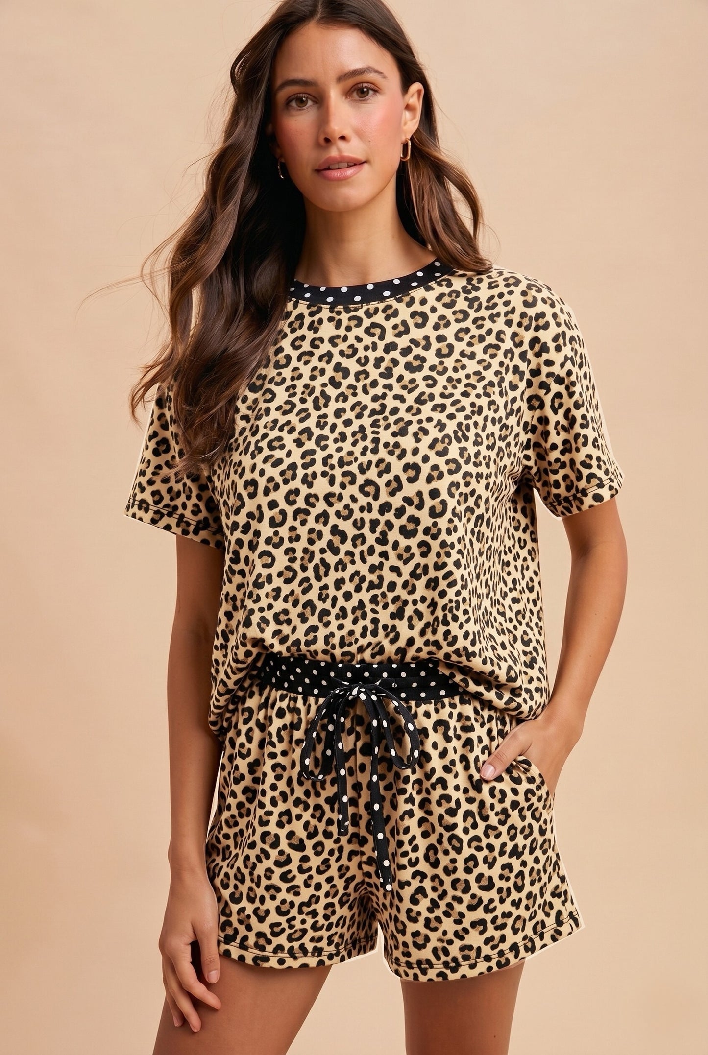 Leopard and Polkadot Set