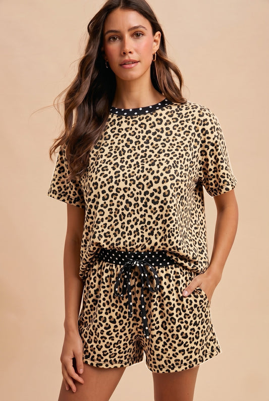 Leopard and Polkadot Set
