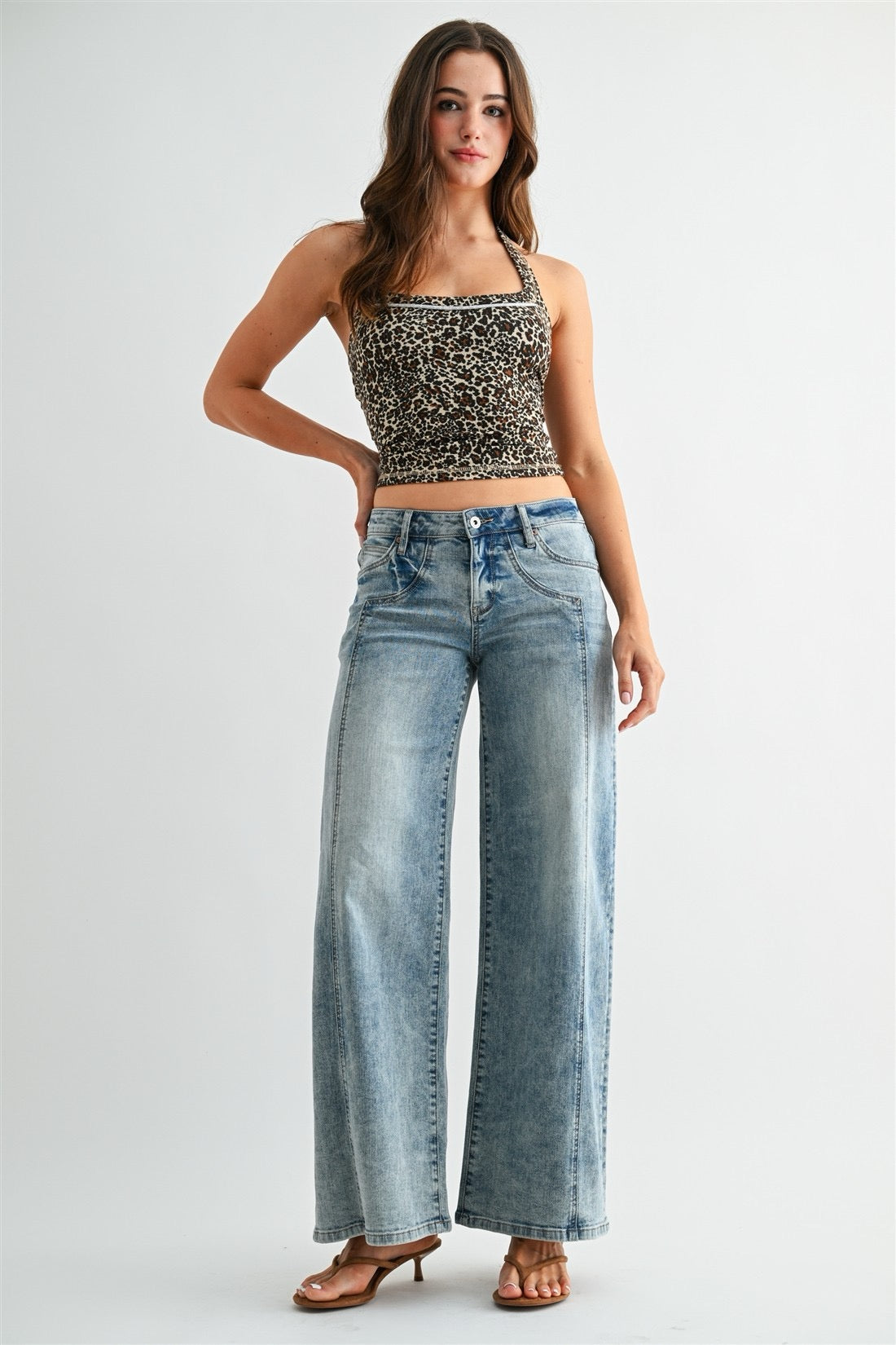 Mica Panel Wide Leg Denim