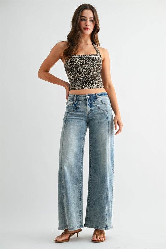 Mica Panel Wide Leg Denim