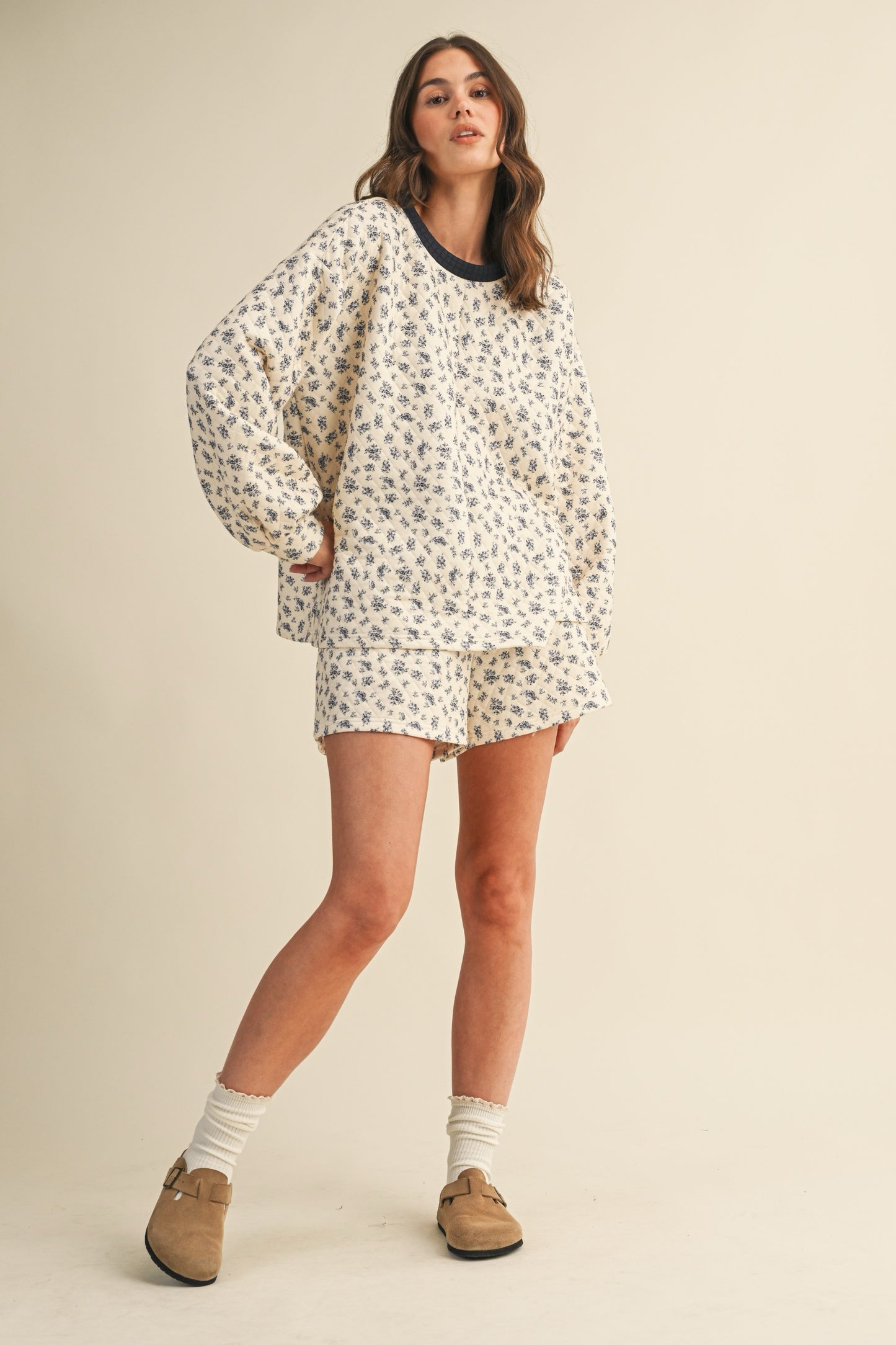 Quilted Floral Set