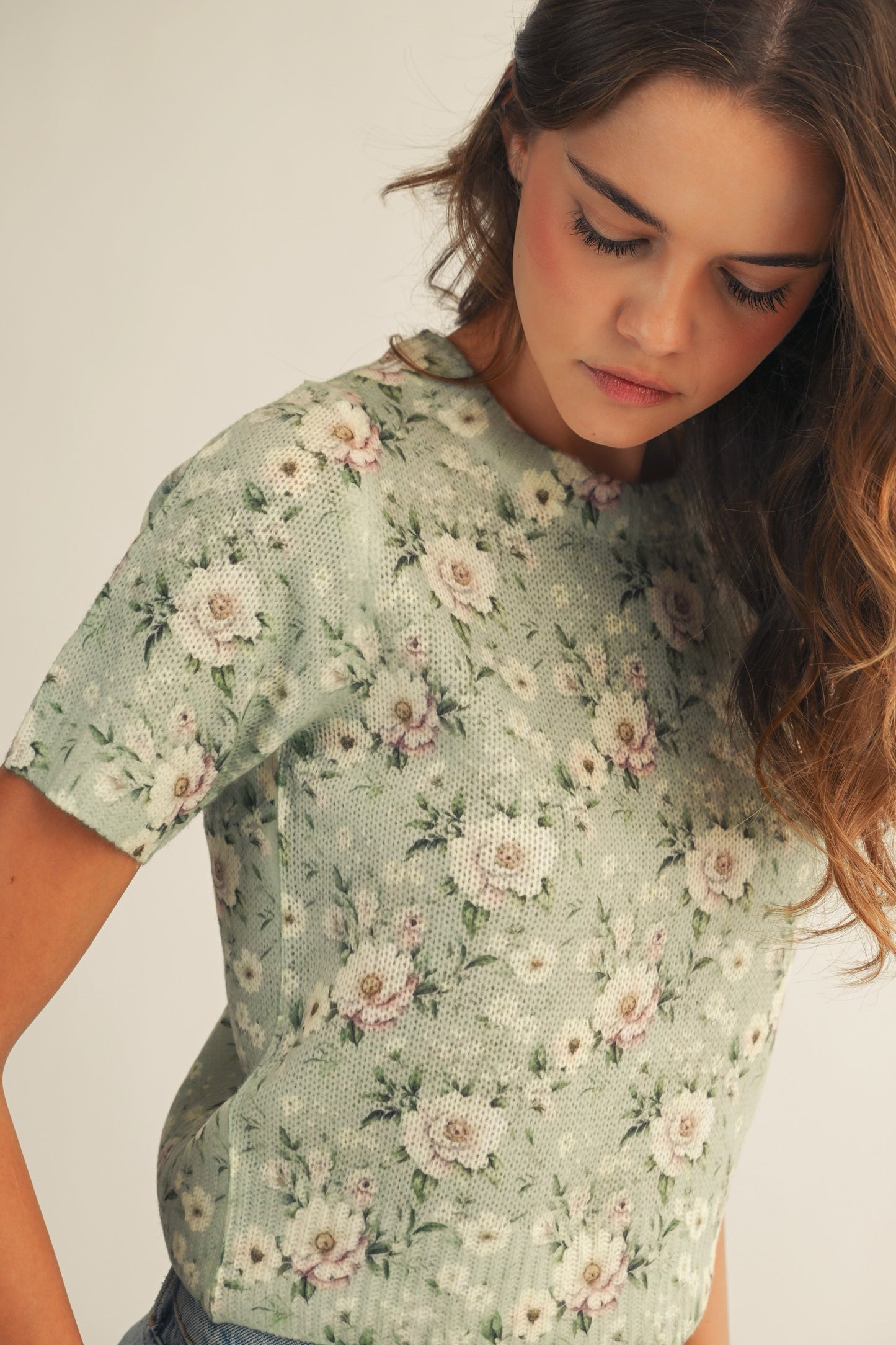 Garden Bloom Knit Top