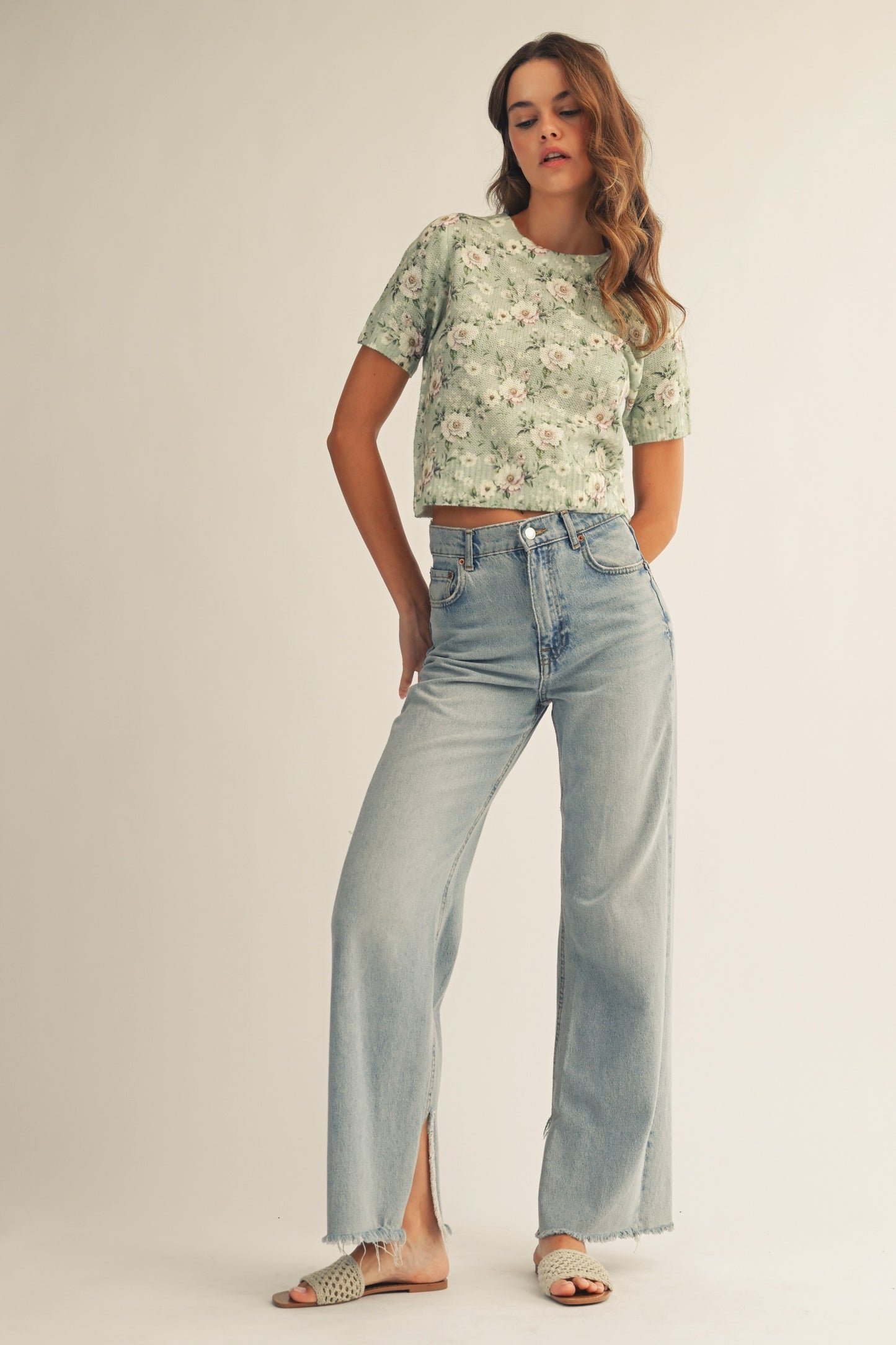 Garden Bloom Knit Top