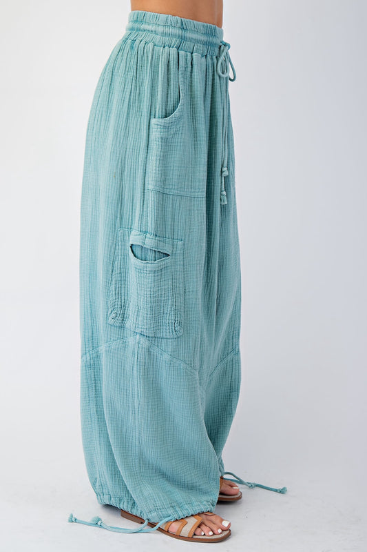 Easel Gauze Wide Pants