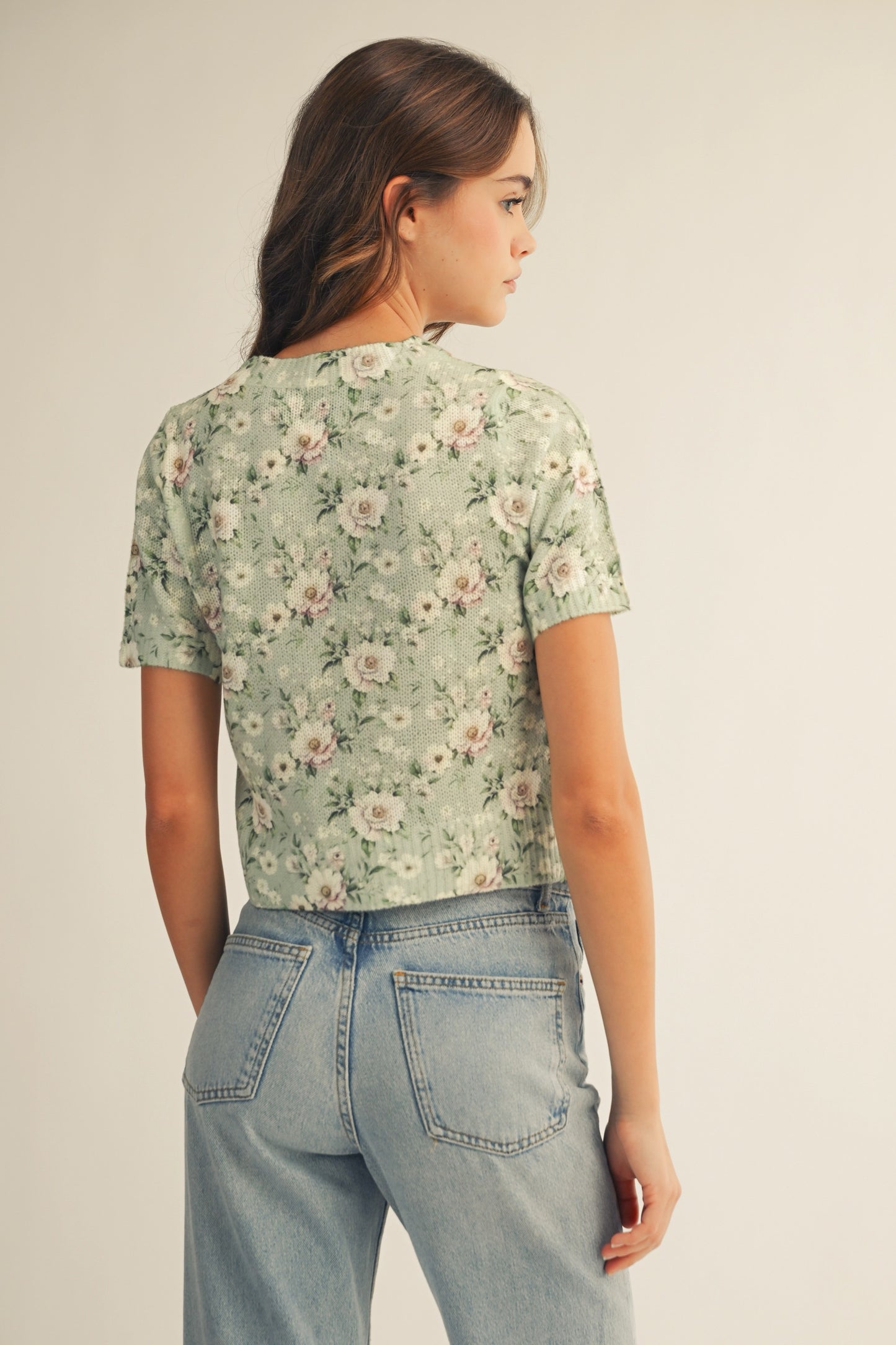 Garden Bloom Knit Top