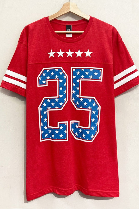 Oversized Varsity Tee