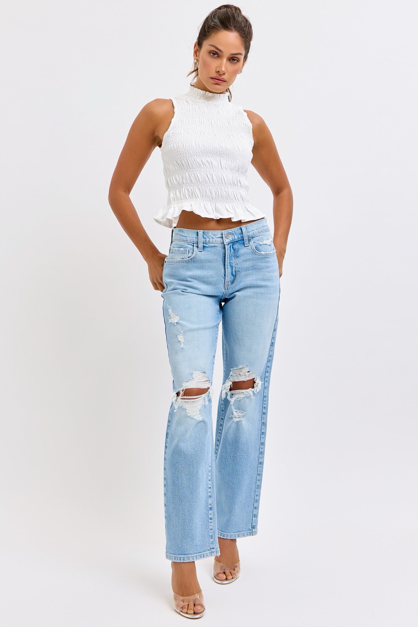 Cello Baggy Dad Denim Jeans