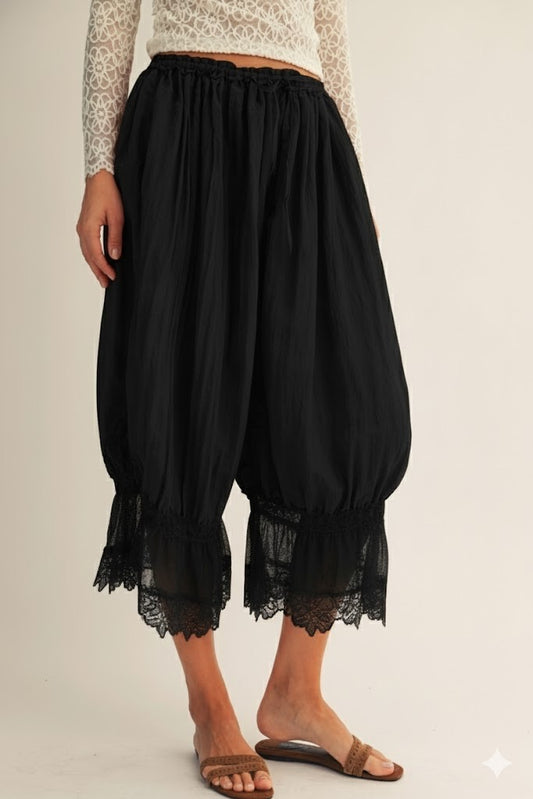 Vintage Bloomer Boho Lace Pants