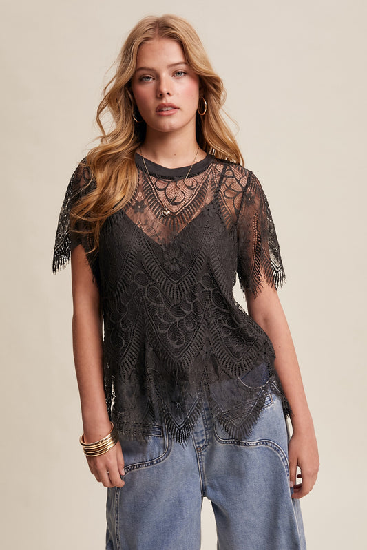Romantic Lace Top and Cami
